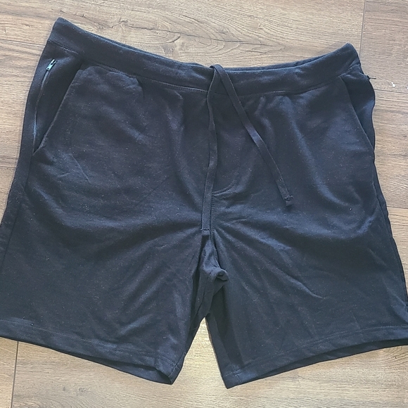 NWT'S- EDDIE BAUER -2 pack Lounge Shorts- Gray/Black- Dual Side Pockets - Sz XXL - Picture 6 of 7